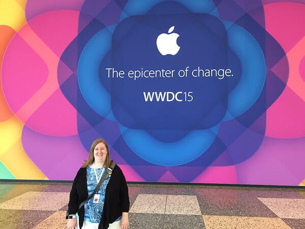 CO+HOOTS member Amelia Boli searches for unicorns at WWDC (Apple’s Worldwide Developers Conference) in San Francisco