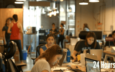 VIDEO: CO+HOOTS hosts nation’s largest CreatAthon, a 24-hour skilled pro bono event